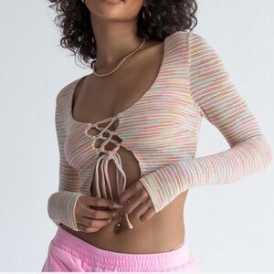 Princess Polly Striped Long Sleeve Top